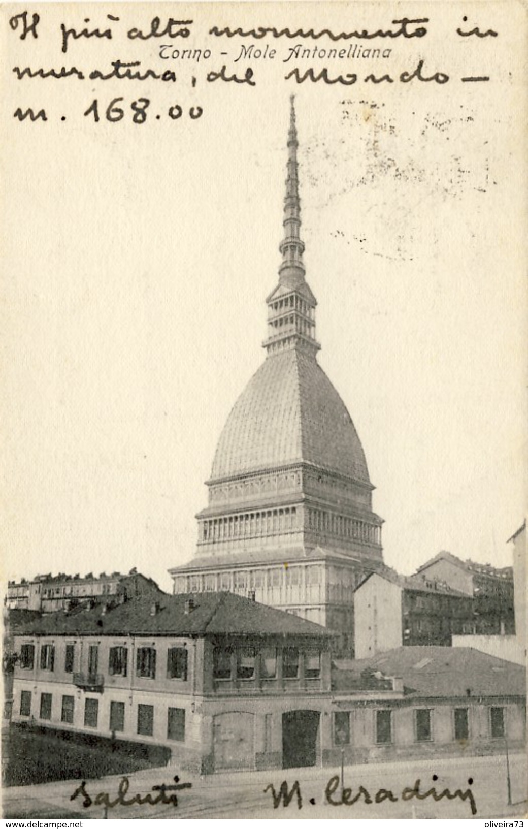 TORINO, Mole Antonelliana (1903), 2 Scans - Mole Antonelliana