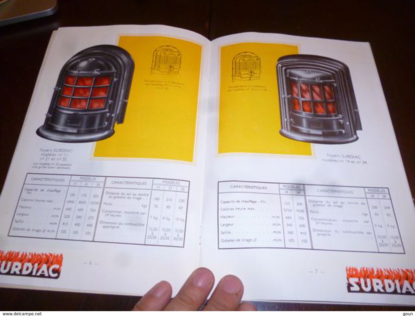 Dépliant Publicitaire 16 Pages Surdiac Poêlerie Poêle Charbon Bois - Cuisinière Au Gaz - Vorst Forest - Autres & Non Classés