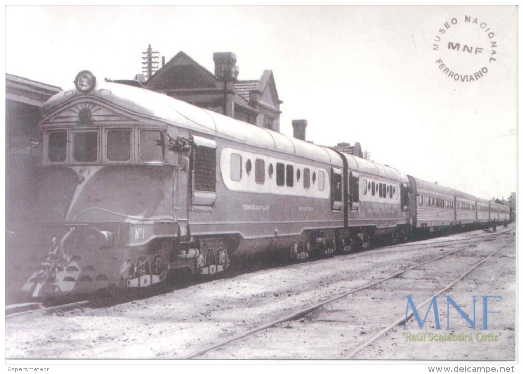 MUSEO NACIONAL FERROVARIO RAUL SCALABRINI ORTIZ BUENOS AIRES ARGENTINA AÑO 2016 MOTIVO FOTO EL TREN MARPLATENSE - Museos