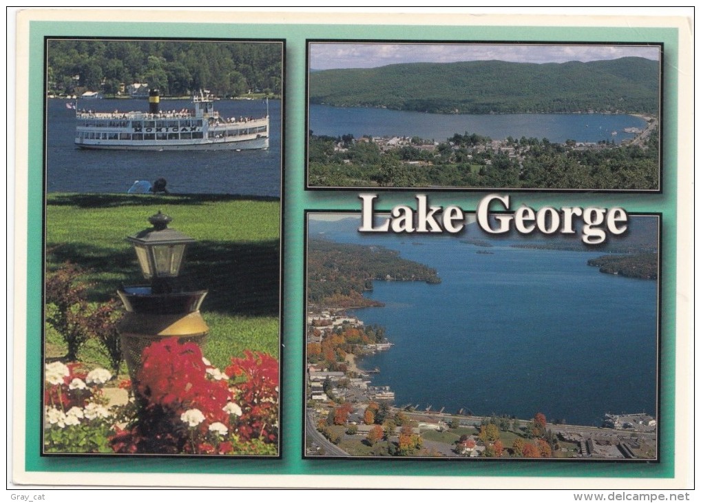 Lake George, In New York's Adirondack Mts., Unused Postcard [18886] - Adirondack