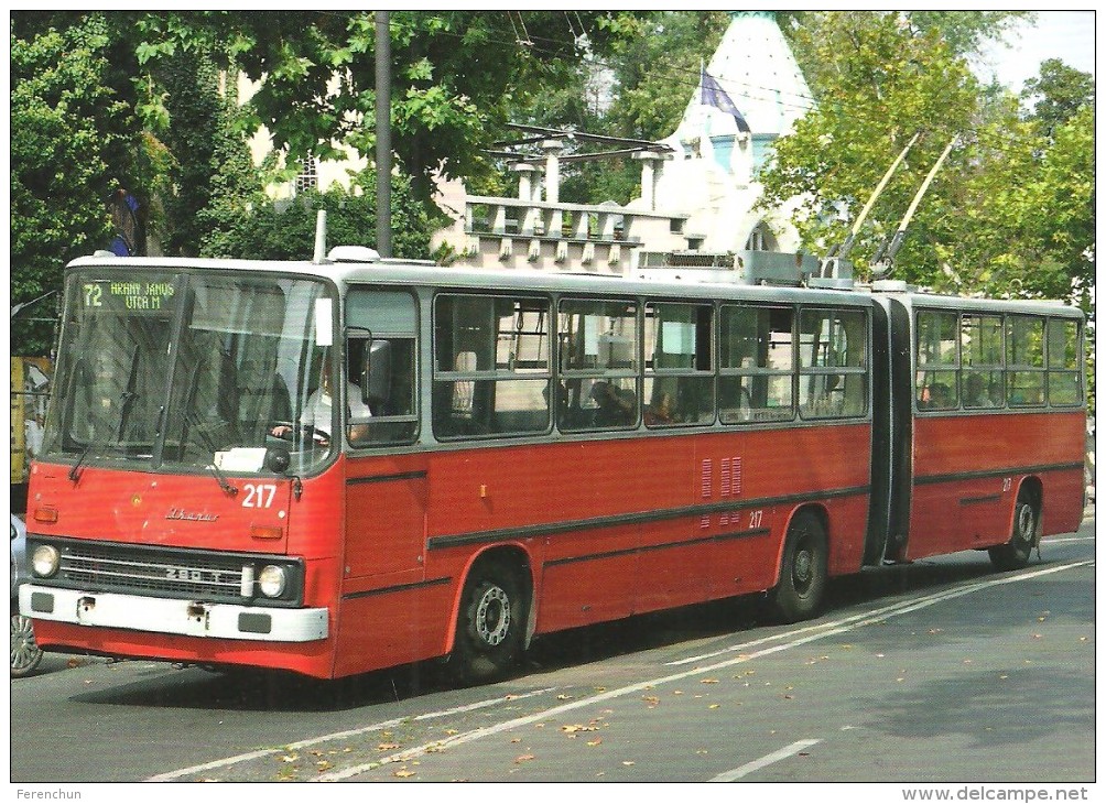 BUS * AUTOBUS * TROLLEY * TROLLEYBUS * IKRUS 280T * BKV * BUDAPEST ZOO * FLAG * Reg Volt 0187 * Hungary - Bus & Autocars