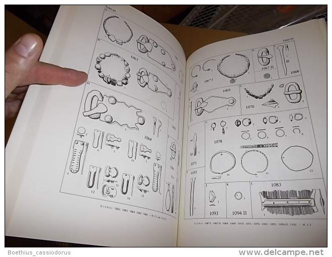 MAX MARTIN : Das Spätrömisch-frühmittelalterliche Gräberfeld Von Kaiseraugst, Kt. Aargau  TEIL B KATALOG UND TAFELN - Archéologie