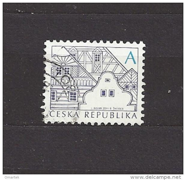 Czech Republic  Tschechische Republik 2012 Gest. Mi  752 Sc 3491 Folk Architecture A .  C.5 - Oblitérés