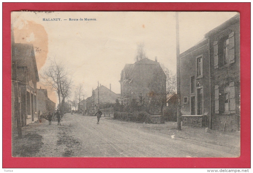 Halanzy - Route De Musson - 1925  ( Voir Verso ) - Aubange