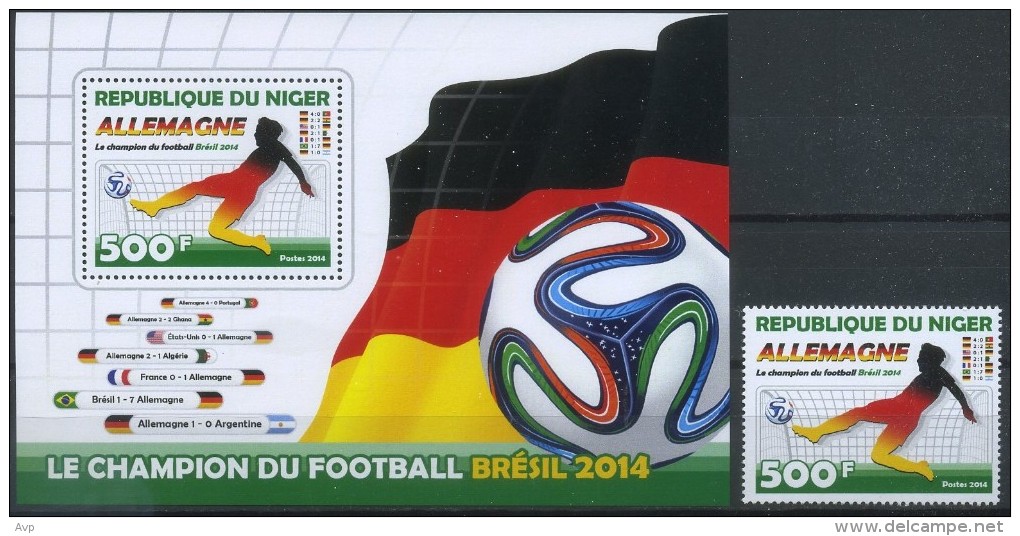 Niger 2014 Sport, Soccer, Football, World Cup In Brazil - 2014 – Brasilien