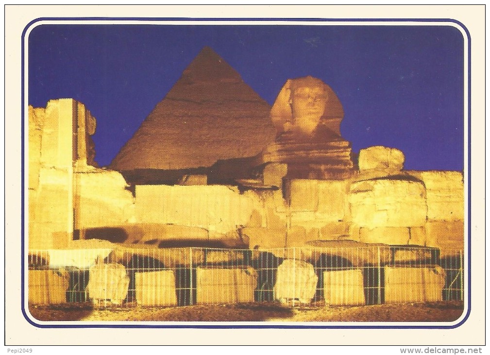 PH1220 - POSTAL - EGYPT - GIZA-SOUND AND LIGHT AT THE PYRAMIDS OF GIZA - Guiza