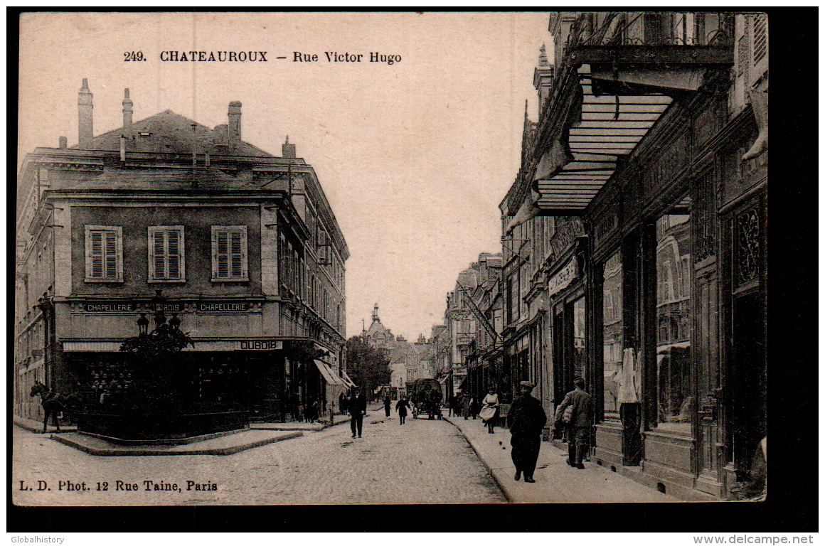 DC2024 - CHATEAUROUX - RUE VICTOR HUGO - CHAPELLERIE - Chateauroux