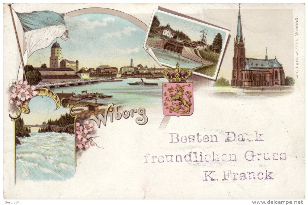 RUSSIA-GRUSS DA RIGA PER L'AUSTRIA DEL 1898 - Russia