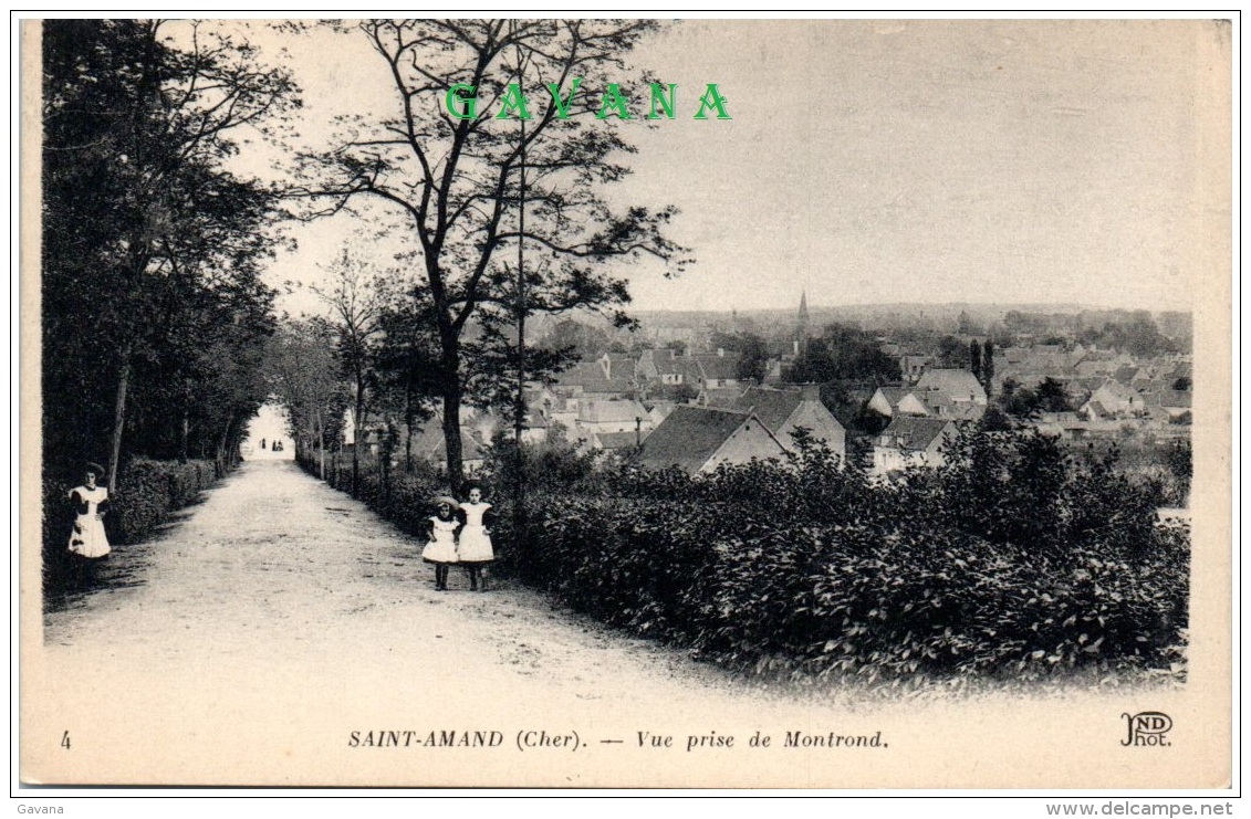 18 SAINT-AMAND - Vue Rpise De Montrond    (Recto/Verso) - Saint-Amand-Montrond