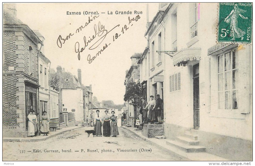 EXMES - La Grande Rue. - Exmes