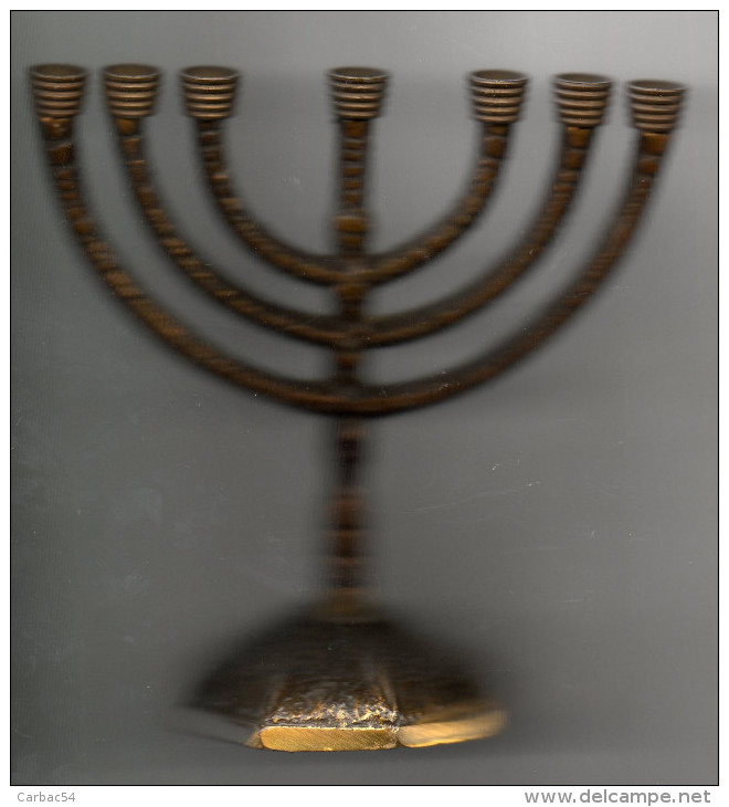 Chandelier 7 Branches Israëlite Jerusalem - Religion & Esotericism