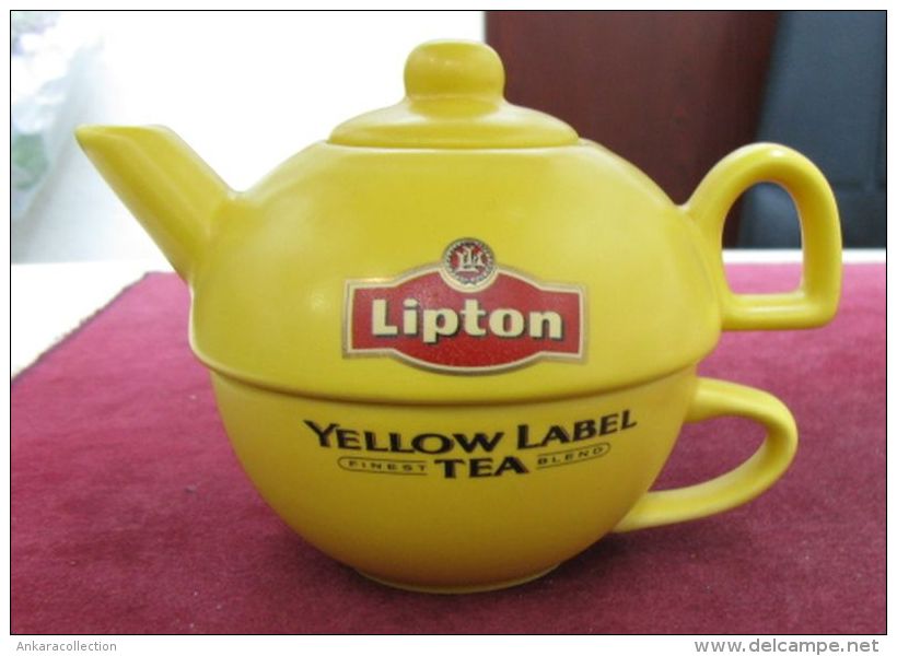 AC - LIPTON TEA PORCELAIN TEAPOT & CUP BRAND NEW FROM TURKEY - Théières