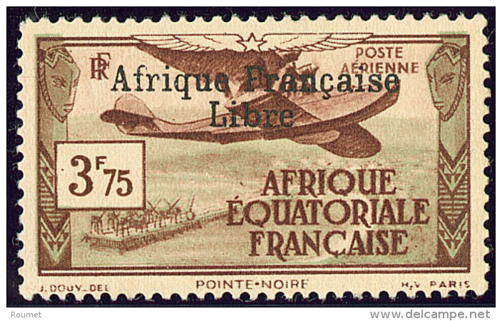 Poste Aérienne. France-Libre. No 16 Gomme Coloniale. - TB - Other & Unclassified