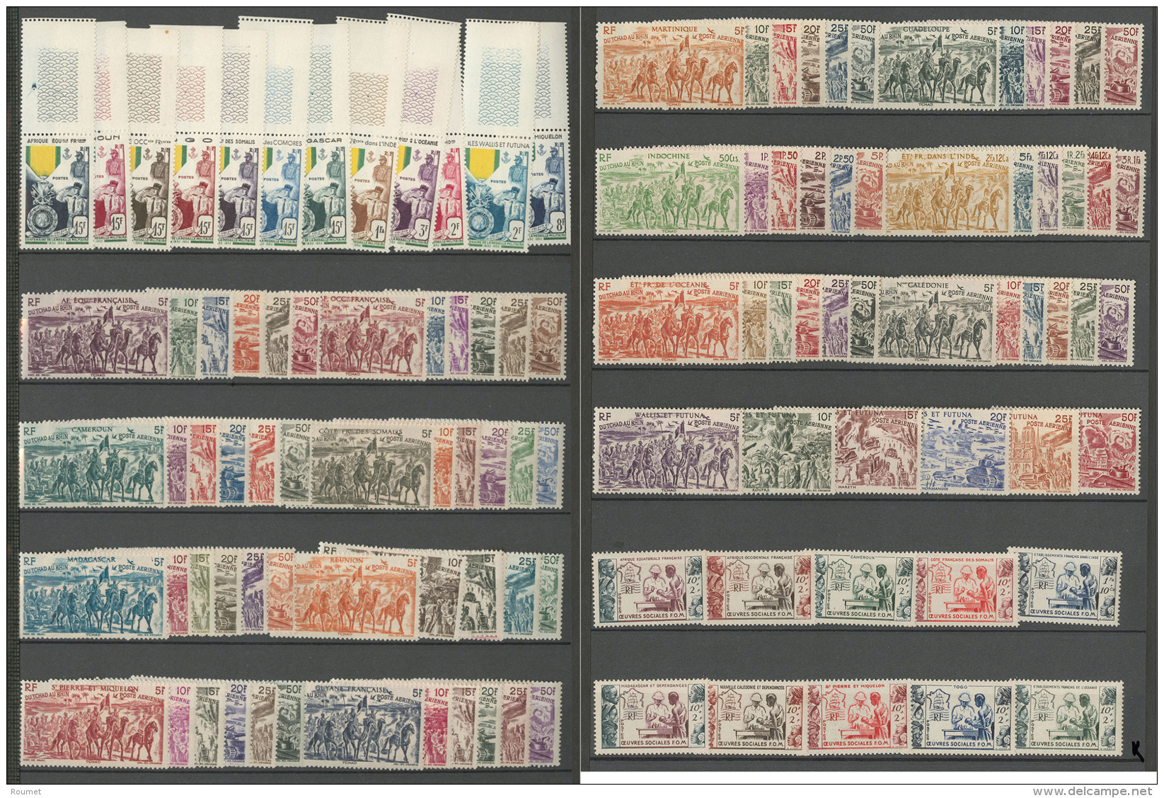 Collection. 1938-1958 (Poste, PA), Complète Sauf Révolution. - TB - Vide