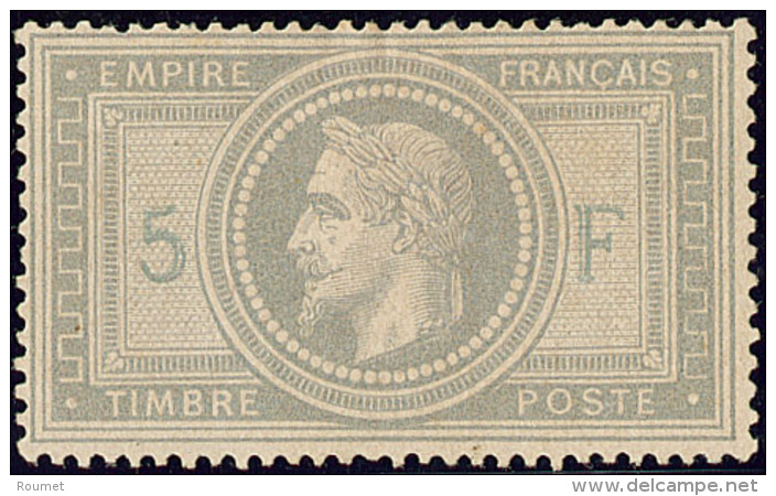 "5" Et "F" En Bleu. No 33c, Pd Mais TB D'aspect. - R - 1863-1870 Napoleon III With Laurels