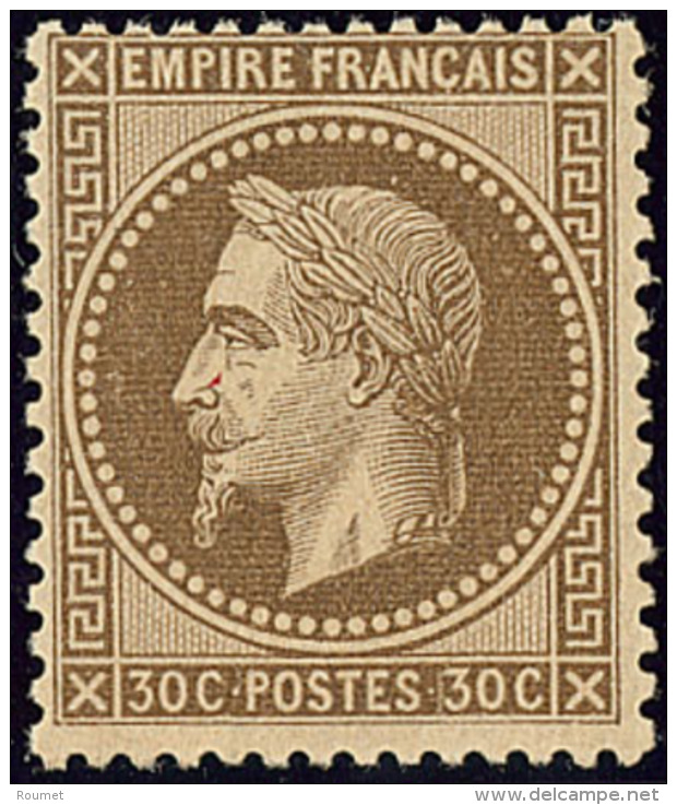 Fond Ligné. No 30f, Très Frais. - TB. - R - 1863-1870 Napoleon III With Laurels