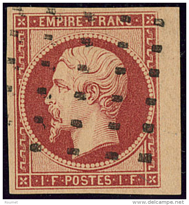 Réimpression. No 18e, Bdf, Faussement Oblitéré Gros Points, TB D'aspect - 1853-1860 Napoleon III