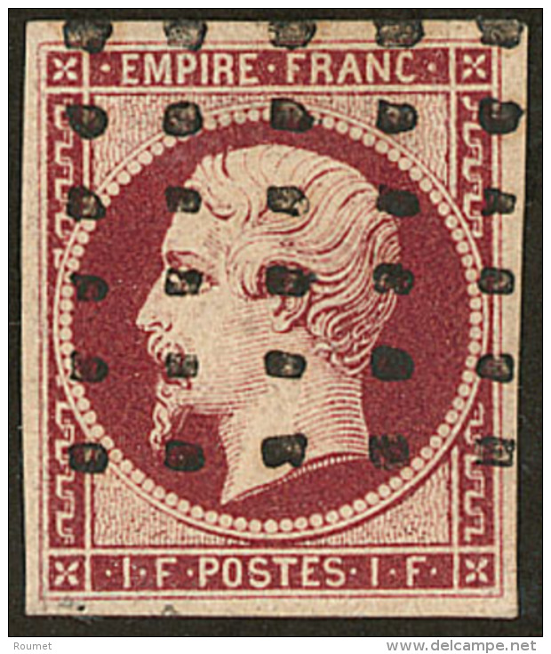 No 18b, Obl Gros Points, Jolie Pièce. - TB. - R - 1853-1860 Napoleon III