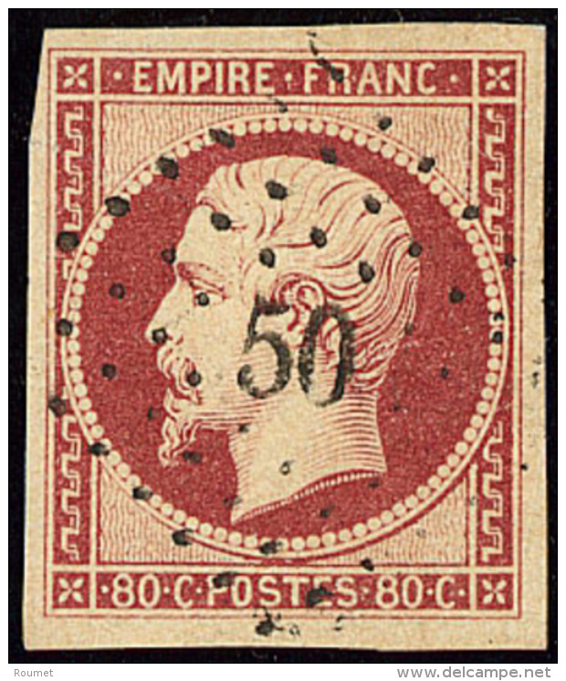 No 17A, Obl Pc 50, Ex Choisi. - TB - 1853-1860 Napoleon III