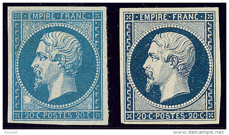 Nos 14I (petite Variété D'impression), 14Ie. - TB - 1853-1860 Napoleon III