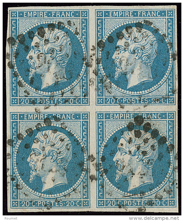 No 14I, Bloc De Quatre. - TB - 1853-1860 Napoleon III