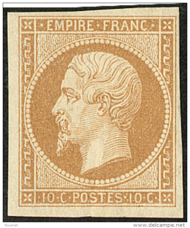 No 13II, Brun Clair, Gomme Altérée Mais Très Frais Et TB - 1853-1860 Napoleon III