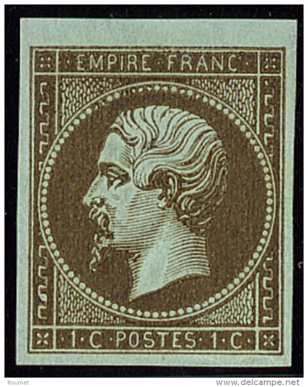 Mordoré. No 11d, Petit Bdf, Nuance Très Foncée. - TB - 1853-1860 Napoléon III