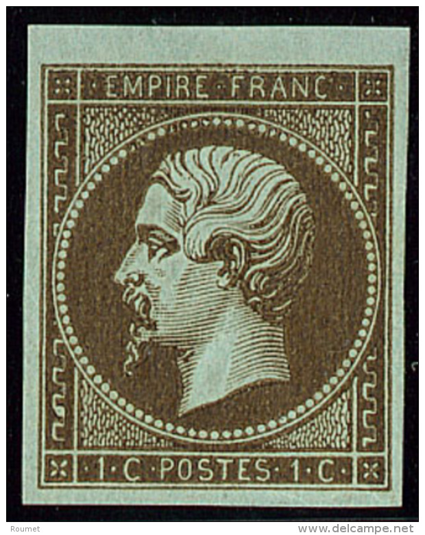 Mordoré. No 11d, Petit Bdf, Nuance Très Foncée. - TB - 1853-1860 Napoleon III