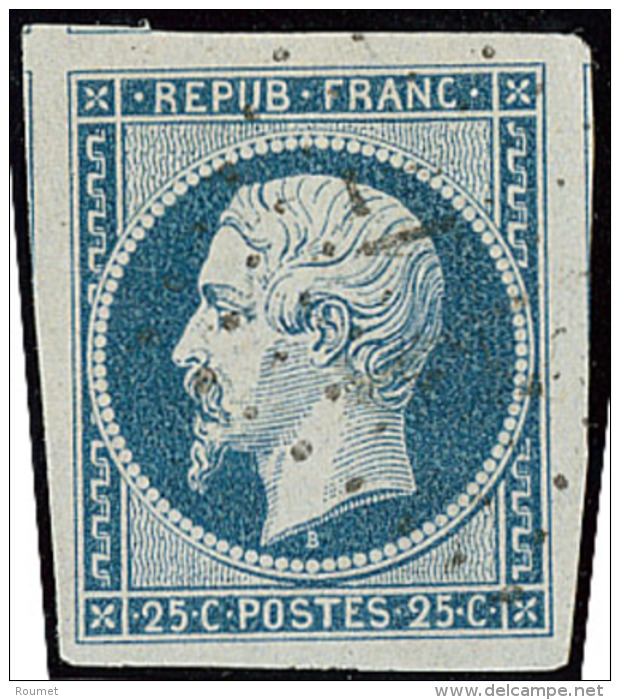 No 10, Bleu, Quatre Voisins, Ex Choisi. - TB - 1852 Louis-Napoleon