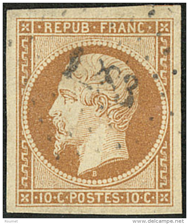 No 9, Obl Pc, Infime Point De Pelurage Au Verso Mais TB - 1852 Louis-Napoleon