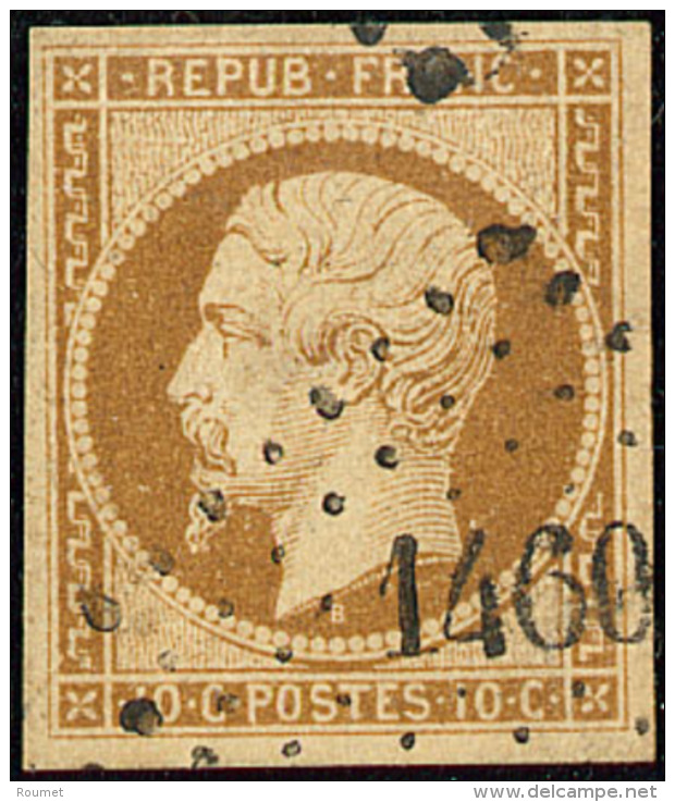 No 9, Obl Pc 1460. - TB - 1852 Louis-Napoleon