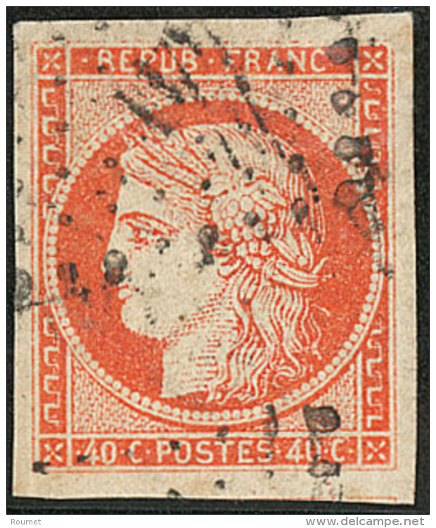 No 5b, Orange Vif, Un Voisin. - TB - 1849-1850 Ceres