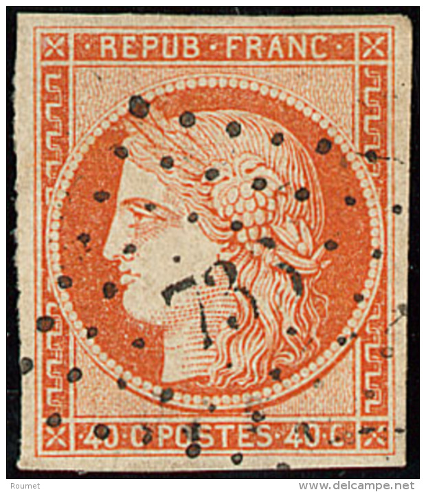 No 5, Obl Pc 736, Nuance Foncée. - TB - 1849-1850 Ceres