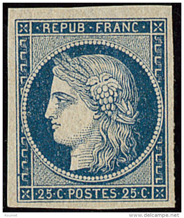 No 4c, Bleu Foncé, Superbe. - RR - 1849-1850 Ceres