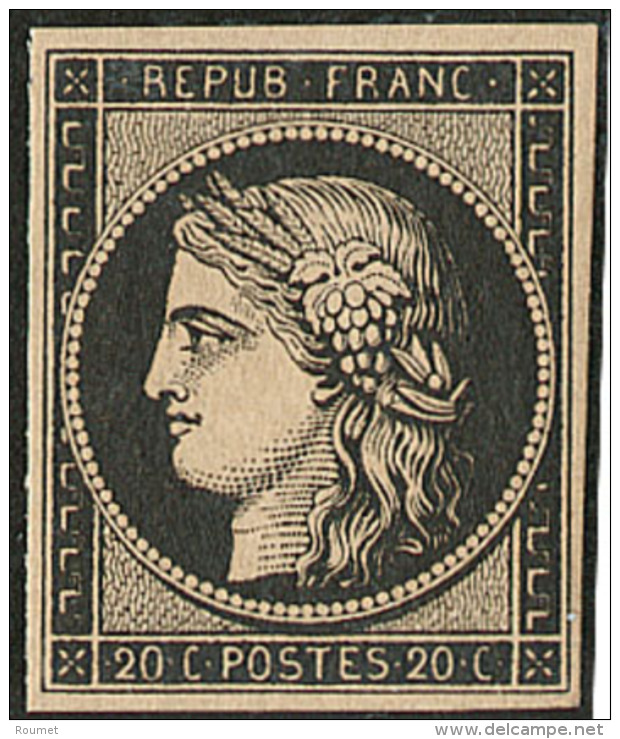 No 3h, Très Frais. - TB - 1849-1850 Ceres