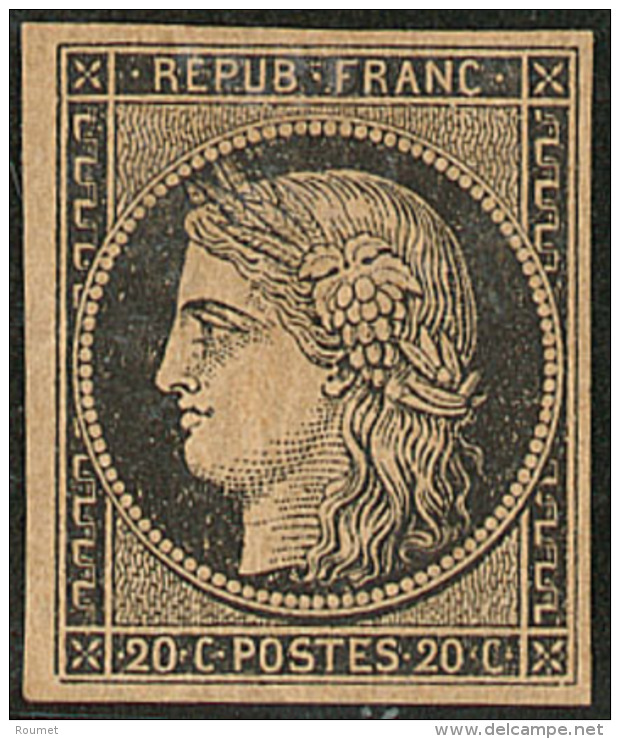 No 3b, Fortes Charnières Mais TB - 1849-1850 Ceres