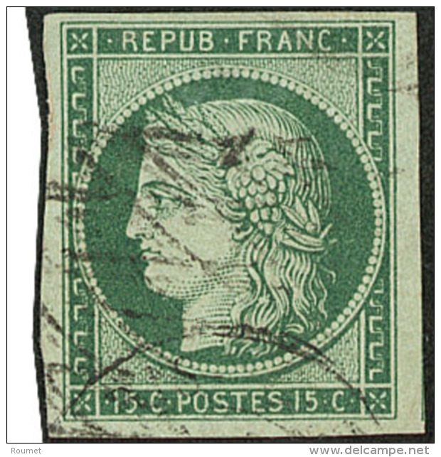 No 2c, Un Voisin, Obl Grille Sans Fin, Jolie Pièce. - TB. - R - 1849-1850 Ceres