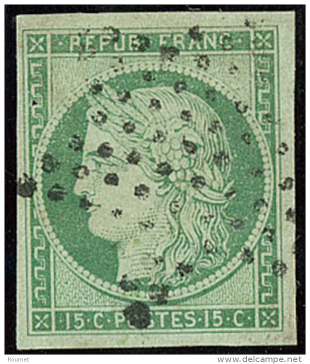No 2a, Vert Clair, Obl étoile, Jolie Pièce. - TB - 1849-1850 Ceres