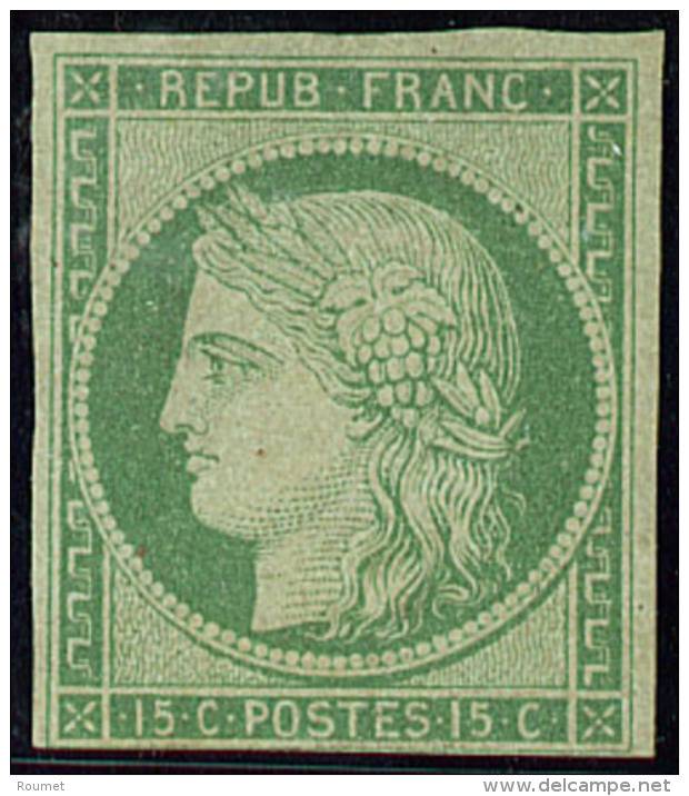 No 2, Tangent Au Filet En Bas Mais Très Frais Et TB. - R - 1849-1850 Ceres