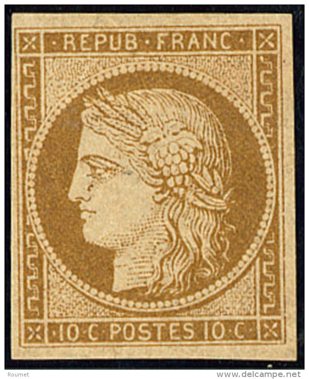 No 1b, Nuance Foncée, Très Frais. - TB. - R - 1849-1850 Ceres