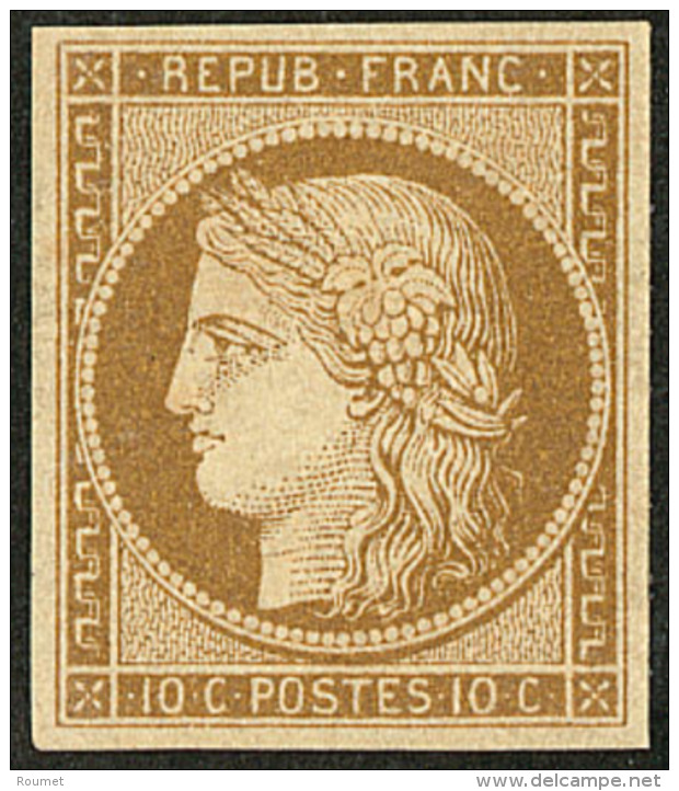 No 1b, Bistre-brun, Très Frais. - TB. - R - 1849-1850 Ceres