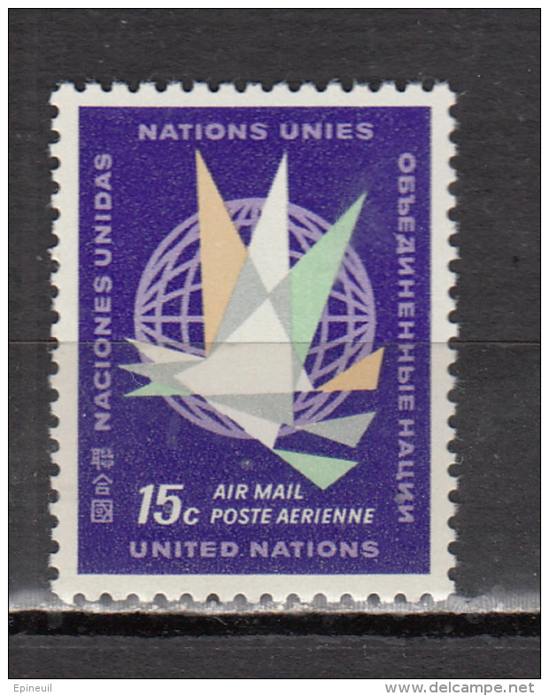 NATION UNIES * YT N° AVION 12 - Luftpost