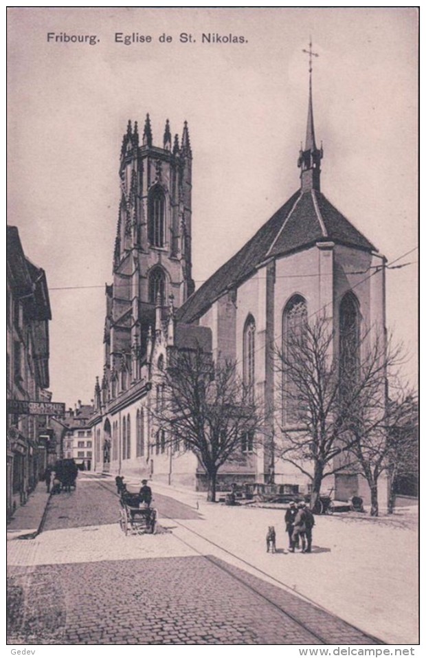 Fribourg Eglise St Nikolas, Attelage (1124) - Fribourg