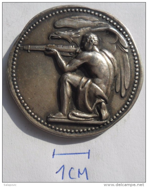 MEDAL ARCHERY Unione Italiana Di Tiro Silver Medal   PLIM - Archery