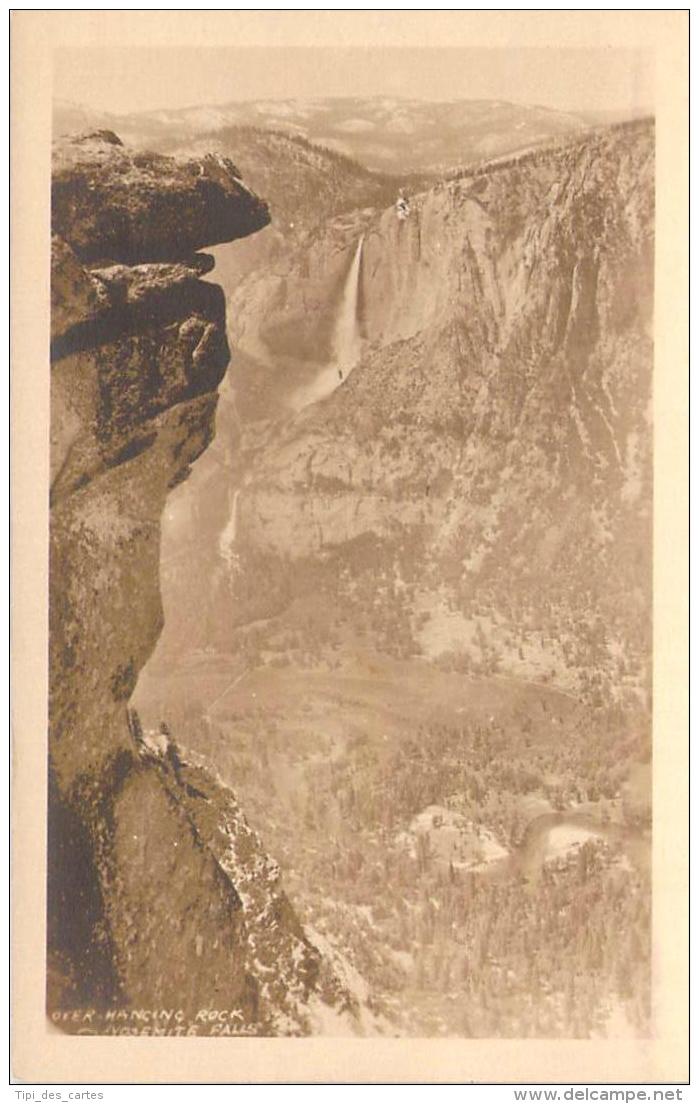 USA - Yosemite Valley - Hanging Rock &amp; Yosemite Falls (R. P.) (carte Photo) - Yosemite