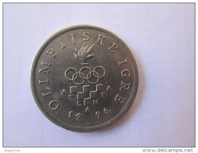 CROATIA 1 Kuna 1996  Olympic Games Atlanta 1996  # 4 - Kroatië