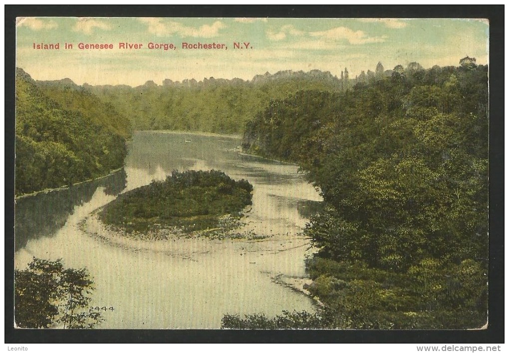 ROCHESTER Island New York Island In Genesee River Gorge - Rochester