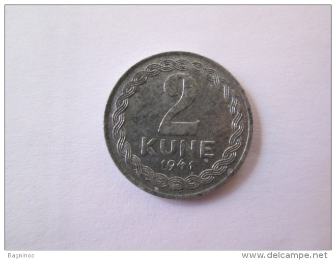 CROATIA 2 Kune 1941 # 4 - Croatie