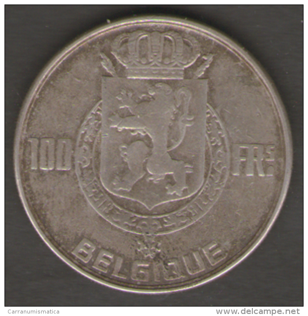 BELGIO 100 FRANCHI 1950 AG SILVER - 100 Francs