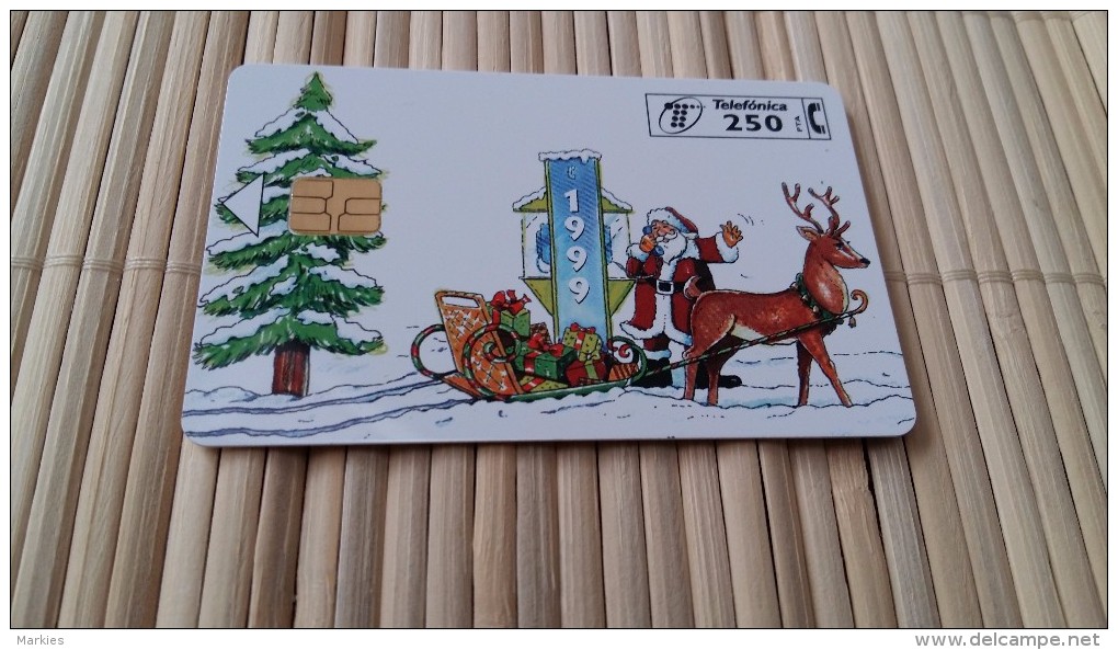 Christmas Phonecard New Only 16.000 Made 2 Scans Rare - Noel